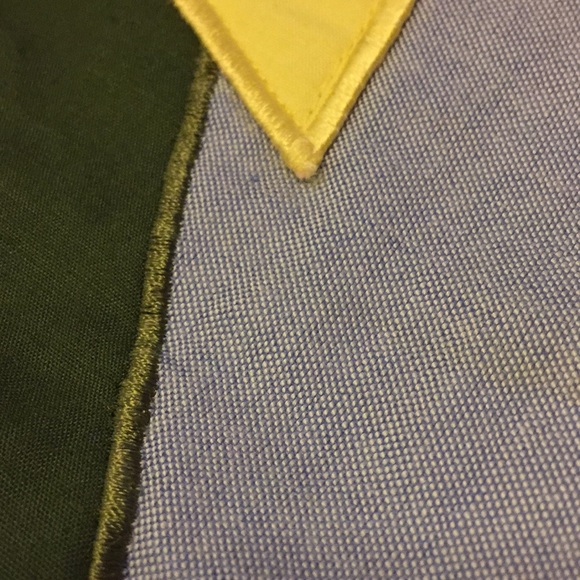 Pottery Barn blue chambray wall hanging Christmas countdown advent calendar - Picture 4 of 16